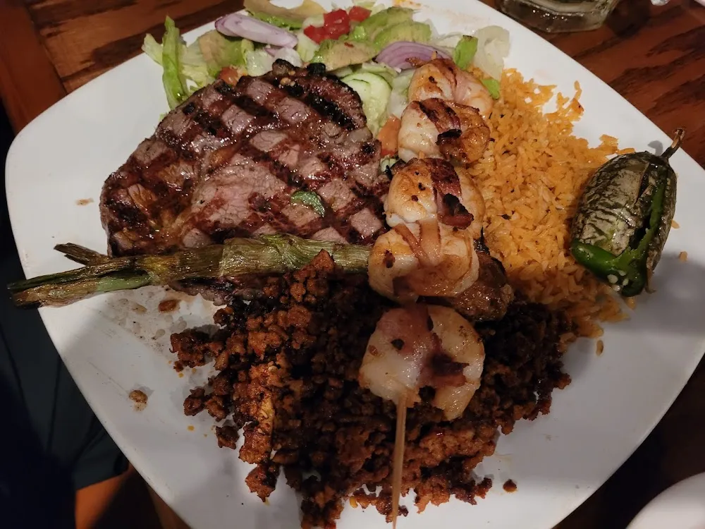 Chicken Steak or Shrimp Santa Fe
